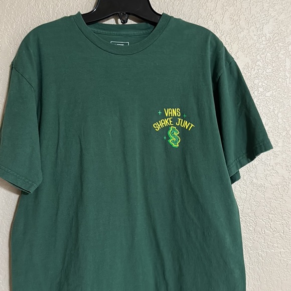 Vans Green short sleeve shirts Shake Junt  limited edition - Picture 4 of 5